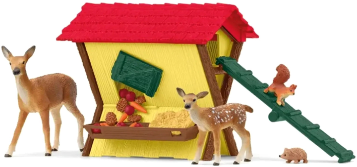 Ігровий набір із фігурками Schleich Farm World Feeding The Forest Animals (4059433709420) - зображення 3