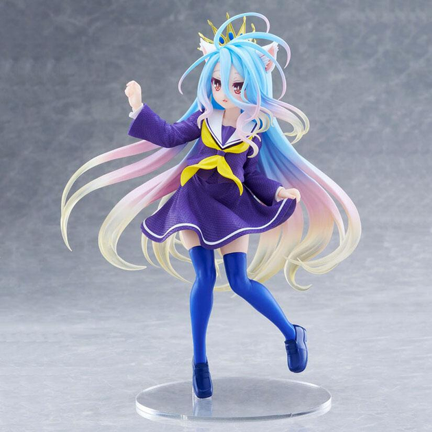 Коллекционная аниме-фигурка Taito Shiro, Nekomimi Seifuku Широ, 18 см ...