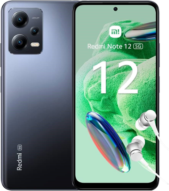 Мобильный телефон Xiaomi Redmi Note 12 5G 6/128GB Onyx Gray ...