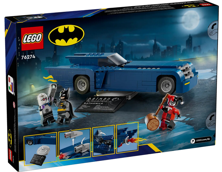 Конструктор LEGO DC Бетмен з Бетмобілем проти Харлі Квінн і Містера Фріза 435 деталей (76274) - зображення 1