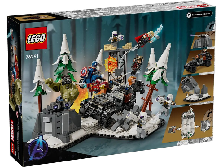 Zestaw klocków LEGO Marvel Avengers: Czas Ultrona 613 elementów (76291) - obraz 3