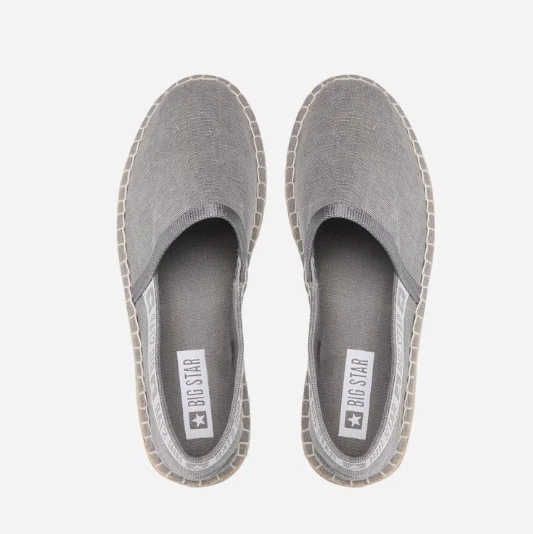 Espadryle damskie Big Star JJ274876 38 Szare (5900714495503) - obraz 5