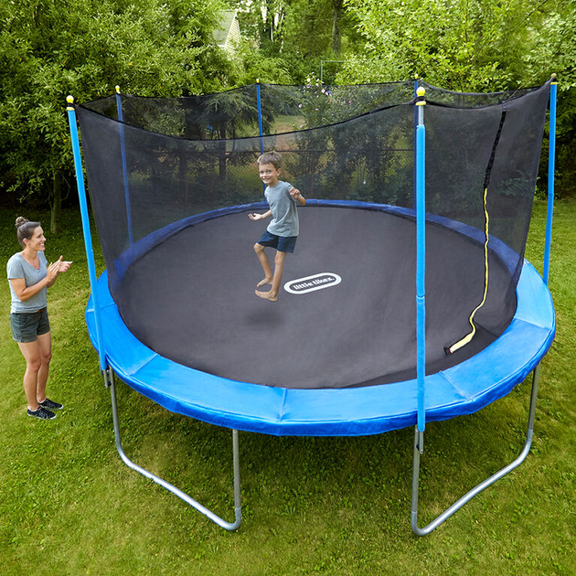 Trampolina ogrodowa Little Tikes z siatką 450 cm (50743657078) - obraz 2