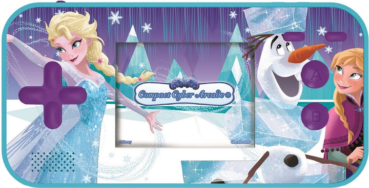 Портативна консоль Lexibook Disney Frozen Handheld Console Compact Cyber Arcade 150 в 1 (3380743085098) - зображення 1