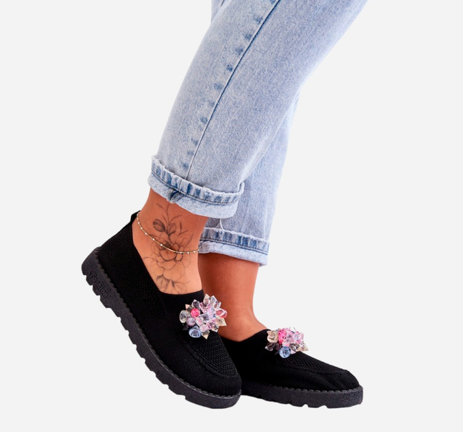Buty wsuwane damskie Simple 39 Czarne (5905677438468) - obraz 6