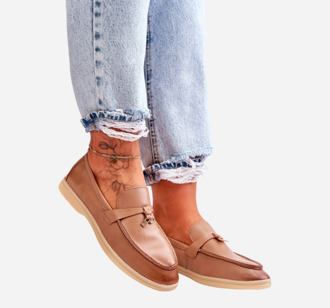 Жіночі мокасини Cortez 41 Коричневі (5905677455595) - зображення 5