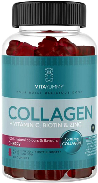 Дієтична добавка VitaYummy Collagen Cherry 60 шт (5713918000653) - зображення 1