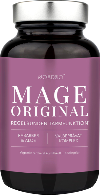Дієтична добавка Nordbo Mage Vegan 120 капсул (7350076867162) - зображення 4