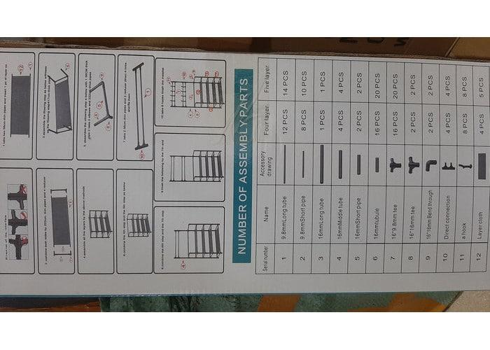 Универсальная напольная вешалка для одежды 151x60 см Черная - Фото 5 Универсальная напольная вешалка для одежды 151x60 см Черная - изображение 5