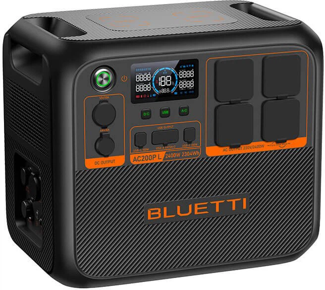 Зарядна станція Bluetti AC200PL / 2400 Вт / 2304 Вт⋅год / LiFePO4 (P-AC200PL-EU-GY-BL-010) - зображення 5