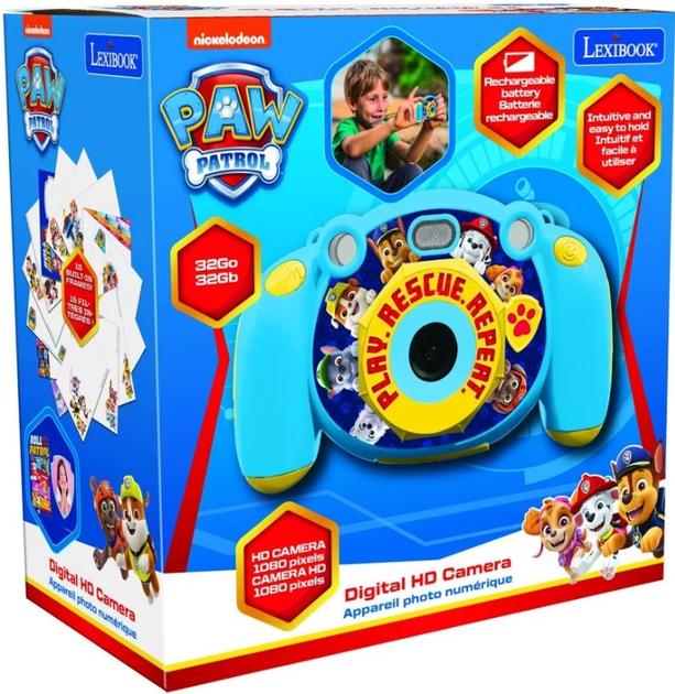 Kamera dla dzieci Lexibook Paw Patrol Children's Camera (3380743099606) - obraz 5