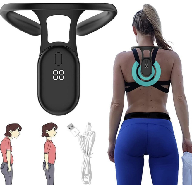 Корректор осанки для спины с вибрацией Posture Device Умный корректор осанки с вибрацией - изображение 1