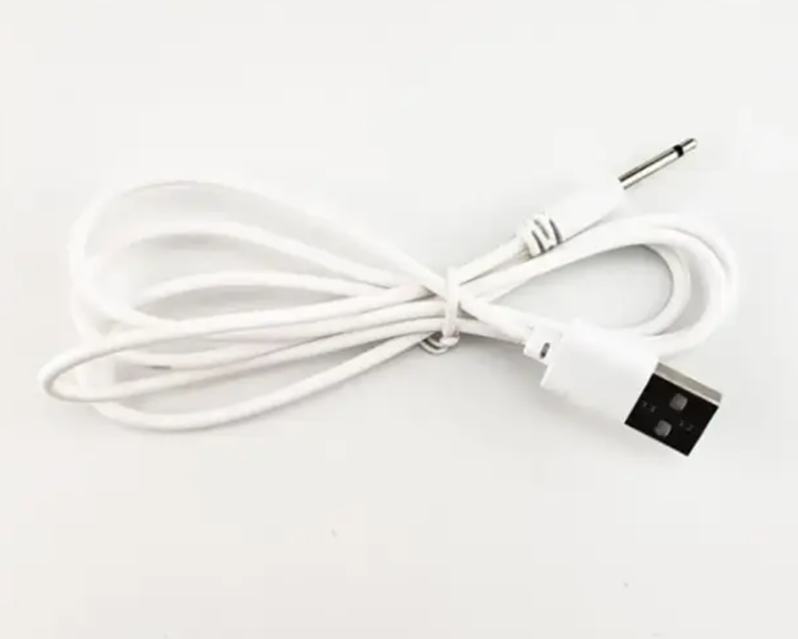 Зарядный кабель USB для вибро массажеров 2,5 мм (17 мм) / Белый - изображение 2