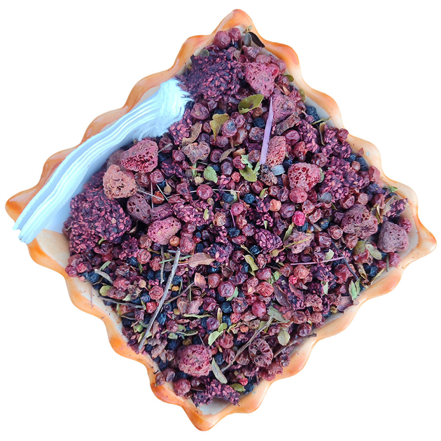 Чай ягодно-травяной Дары Полонин 50г + 10 фильтр мешочков Карпатский натуральный Лесосад - изображение 1