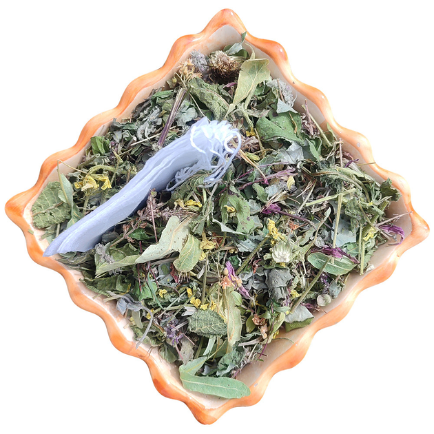 Чай травяной Легкое дыхание 50г + 10 фильтр мешочков Карпатский натуральный Лесосад - зображення 1