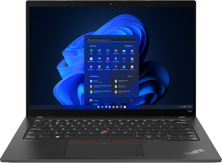 Laptop Lenovo ThinkPad T14s Gen 4 (21F8002JMH) Deep Black - obraz 1