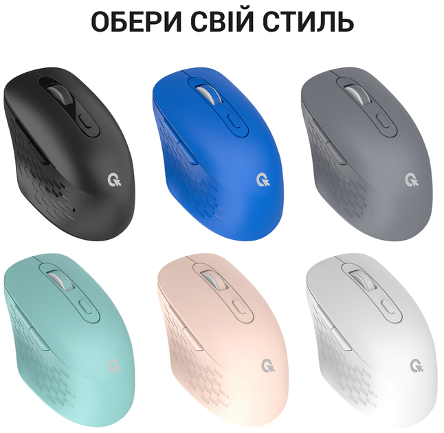 Мышь OfficePro Silent Click Wireless/Bluetooth Pink (M230P) - изображение 16