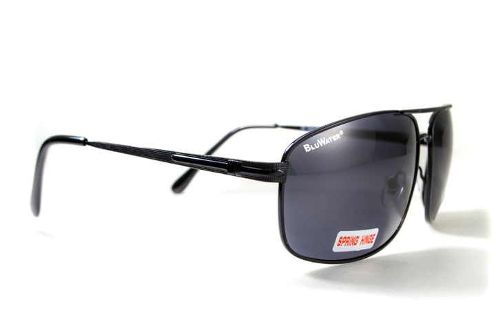 Очки поляризационные BluWater Navigator-2 Polarized (gray) серые - изображение 1