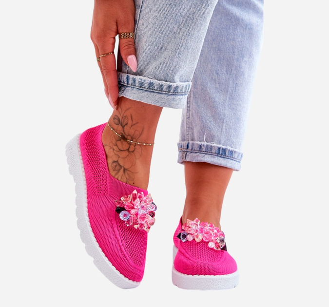 Жіночі сліпони Simple 36 Фуксія (5905677438314) - зображення 6