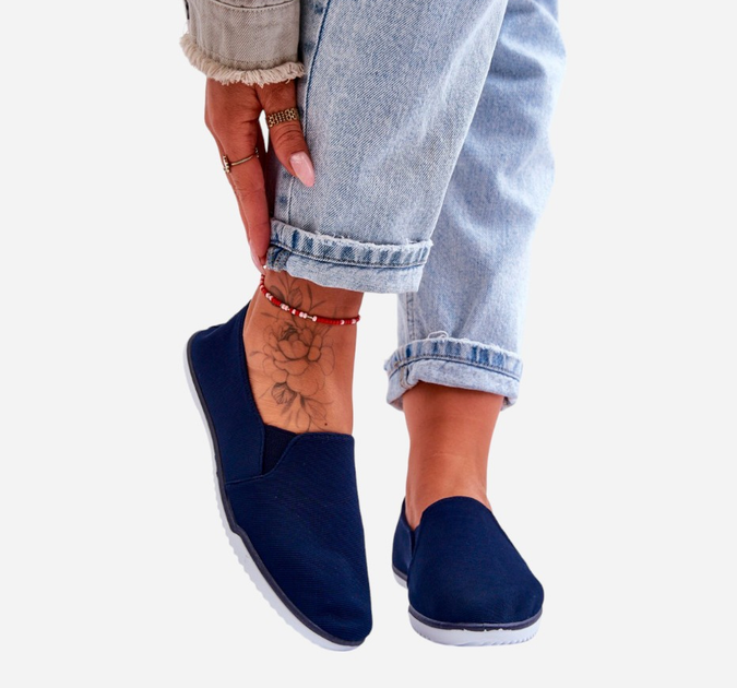 Buty wsuwane damskie Versali 40 Granatowe (5905677427653) - obraz 5