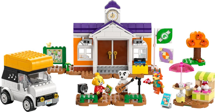 Zestaw klocków Lego Animal Crossing Koncert K.K. na placu 550 elementów (77052) - obraz 2