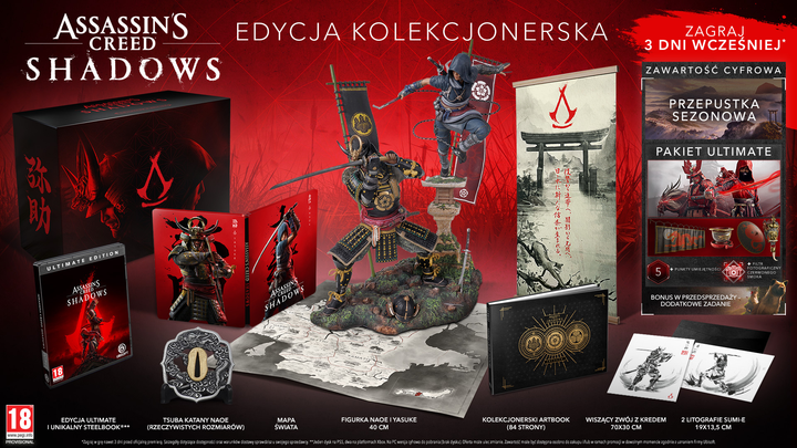 Гра PC Assassin’s Creed Shadows - Collector’s Edition (Електронний ключ) (3307216294528) - зображення 2