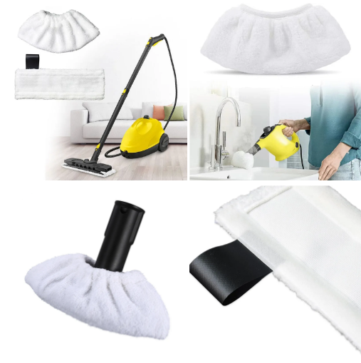 Комплект салфетка и обтяжка насадки для пароочистителя Karcher Easyfix SC1 SC2 SC3 SC4 SC5 6 шт - изображение 7