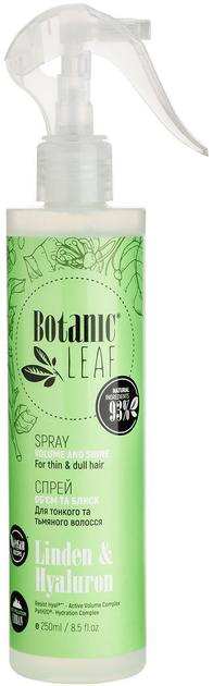 Спрей для тонких и тусклых волос Botanic Leaf Объем и блеск 250 мл ...