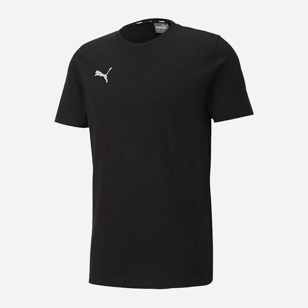 T-shirt chłopięcy sportowy Puma teamGOAL 23 65670903 116 cm Czarny (4062451187248) - obraz 1