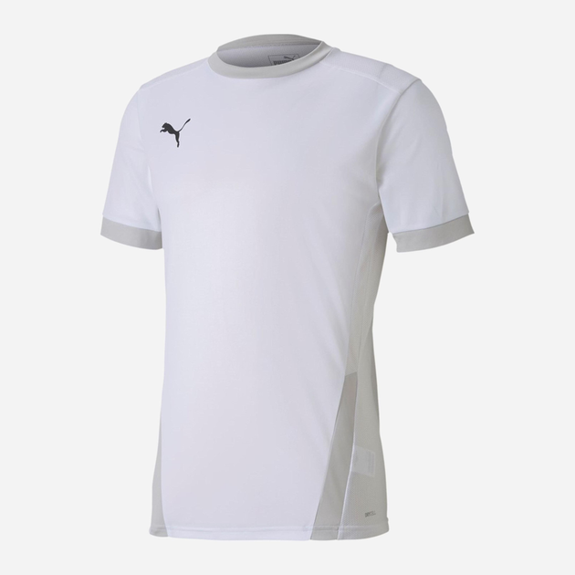 Дитяча футболка для хлопчика Puma teamGOAL 23 70416004 116 см Біла (4062451203993) - зображення 1