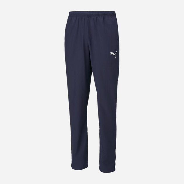 Підліткові спортивні штани для хлопчика Puma teamRISE Sideline Pants 65732906 164 см Сині (4063697198647) - зображення 1