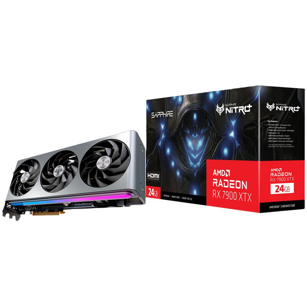 Видеокарта Sapphire Radeon RX 7900 XTX Vapor-X 24GB NITRO+ (11322-01 ...