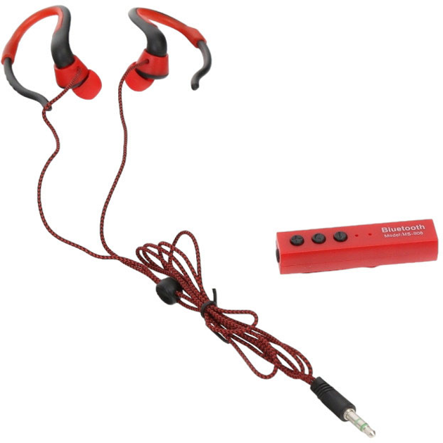 Słuchawki Fiesta Earphones MS-808B Red (FIS915R) - obraz 2