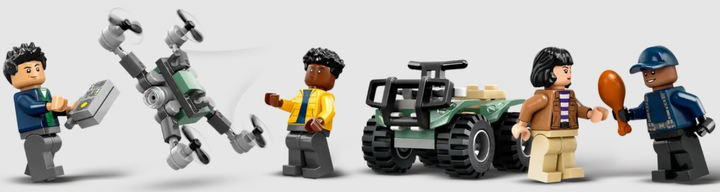 Конструктор LEGO Jurassic World Dinomise: транспортна вантажівка алозавра 588 деталей (76966) - зображення 6