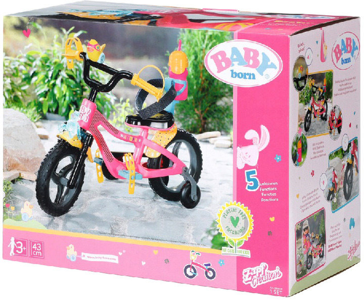 Велосипед для кукол Baby Born Bike 830024 43 см (4001167830024) – фото ...