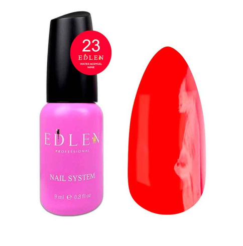 Гель Edlen Water Acrygel №23 Wine 9 мл - Фото 1 Гель Edlen Water Acrygel №23 Wine 9 мл - изображение 1