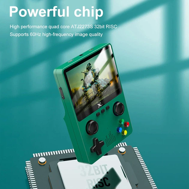 Портативная игровая приставка X6 10000 игр / 3.5'' IPS, 640x480 / AV выход / консоль, ретро / 2000 mAh Black - изображение 5