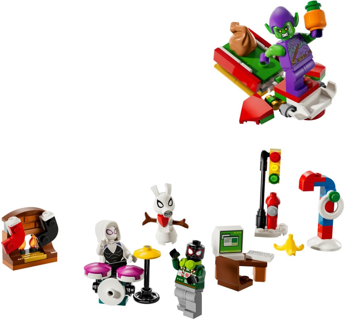 Набір LEGO Marvel Адвент-календар Людина-павук 246 елементів (76293) - зображення 3