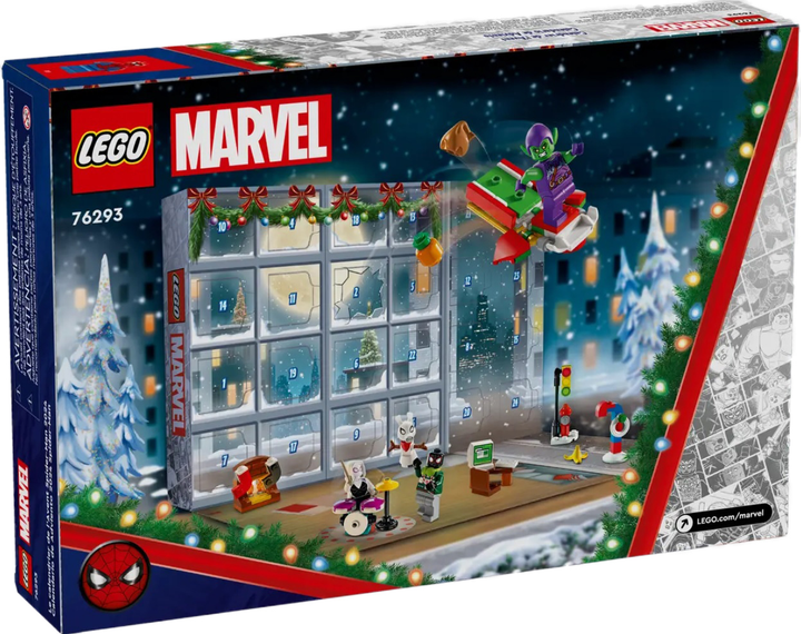 Набір LEGO Marvel Адвент-календар Людина-павук 246 елементів (76293) - зображення 4