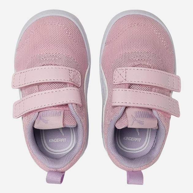 Sneakersy dziecięce dla dziewczynki na rzepy Puma Courtflex v2 Mesh V 37175908 23 (6UK) Różowe (4063697741430) - obraz 5