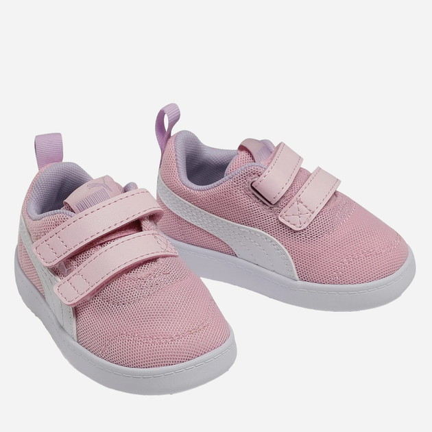 Sneakersy dziecięce dla dziewczynki na rzepy Puma Courtflex v2 Mesh V 37175908 26 (8½UK) Różowe (4063697741461) - obraz 3