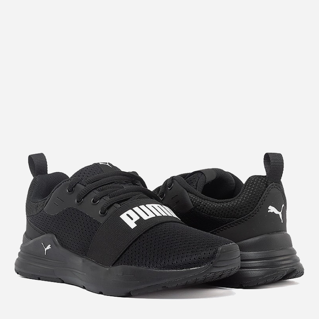Buty sportowe chłopięce Puma Wired Run 37421401 37 (4UK) Czarne (4062452994661) - obraz 4