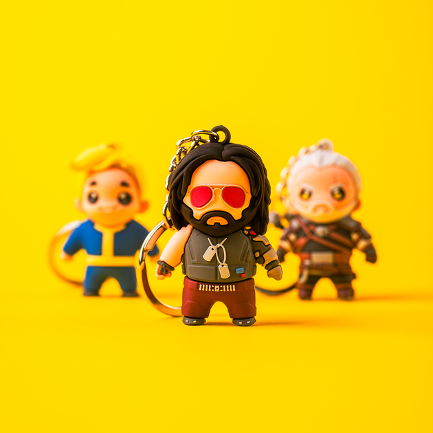 Brelok 3D Good Loot Cyberpunk 2077 Johnny Silverhand (5908305246411) - obraz 6