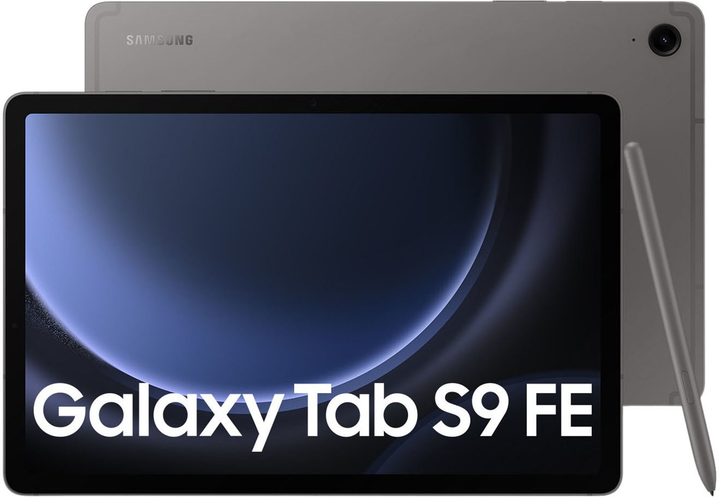 Tablet Samsung Galaxy Tab S9 FE (X510) 10.9" Wi-Fi 6/128GB Grey + Stylus (SM-X510NZAAEUB) - obraz 1