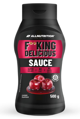Низкокалорийный соус AllNutrition Fitking Delicious Sauce 500 г Cherry - Фото 1 Низкокалорийный соус AllNutrition Fitking Delicious Sauce 500 г Cherry - изображение 1