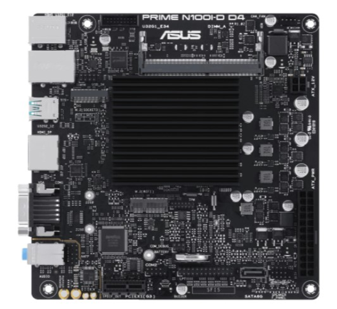 Материнская плата ASUS PRIME N100I-D D4-CSM - изображение 2