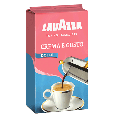 Кава мелена Lavazza Crema e Gusto Dolce 250 г - Фото 1 Кава мелена Lavazza Crema e Gusto Dolce 250 г - зображення 1