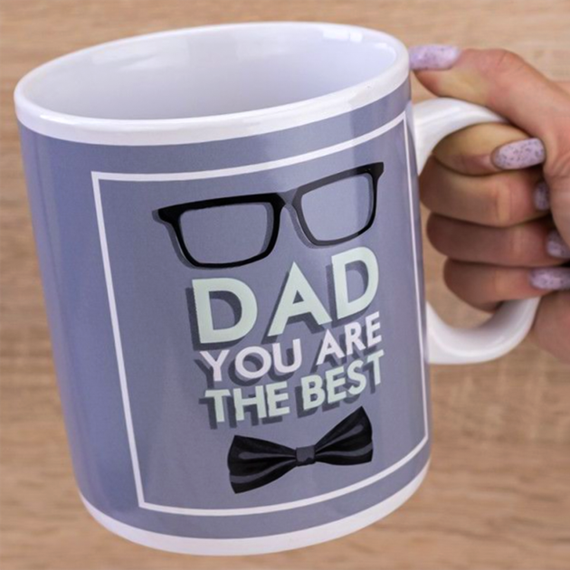 Большая кружка для папы "Dad you are the best", 900мл - Фото 3 Большая кружка для папы "Dad you are the best", 900мл - изображение 3