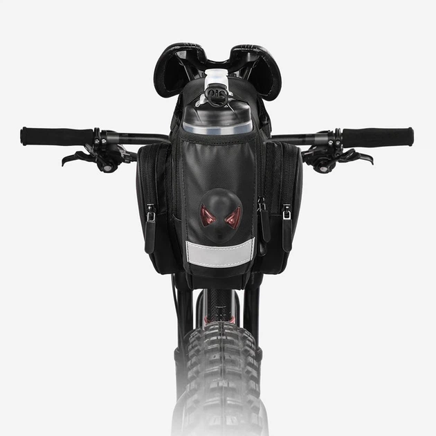 Велосипедная подседельная сумка с отсеком для фляги Rhinowalk X21557BK Черный (RWK-X21557BK-4447) - изображение 2