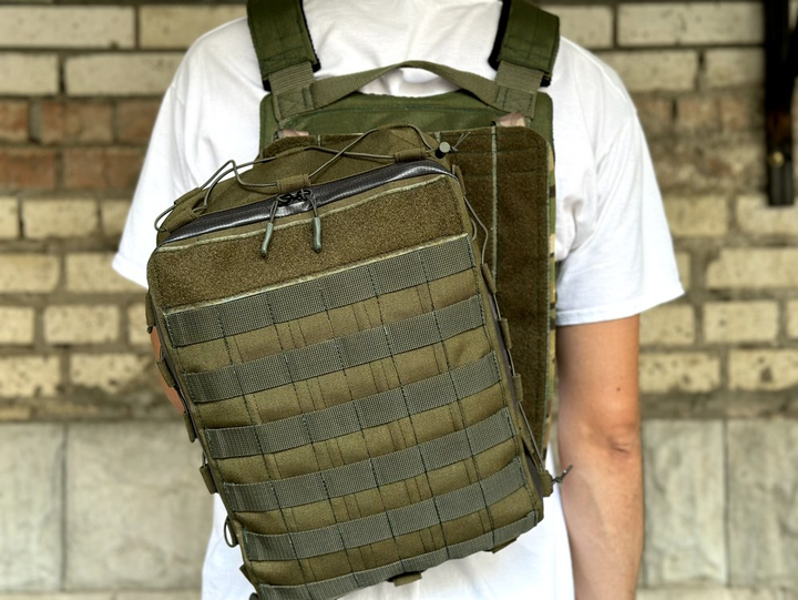 Рюкзак WasBorn XL + платформа для медика 10л (ranger green) - зображення 1